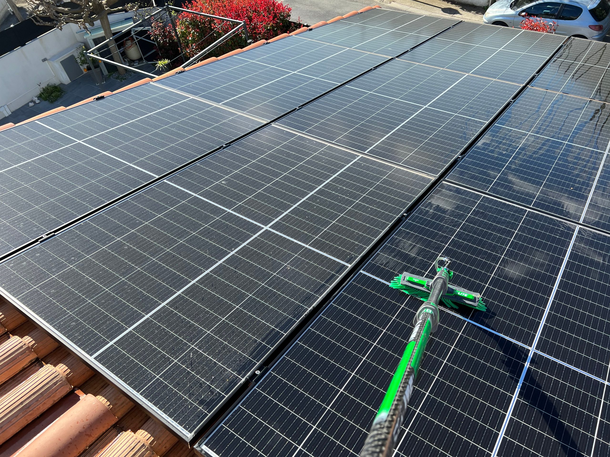 Nettoyage des panneaux solaires